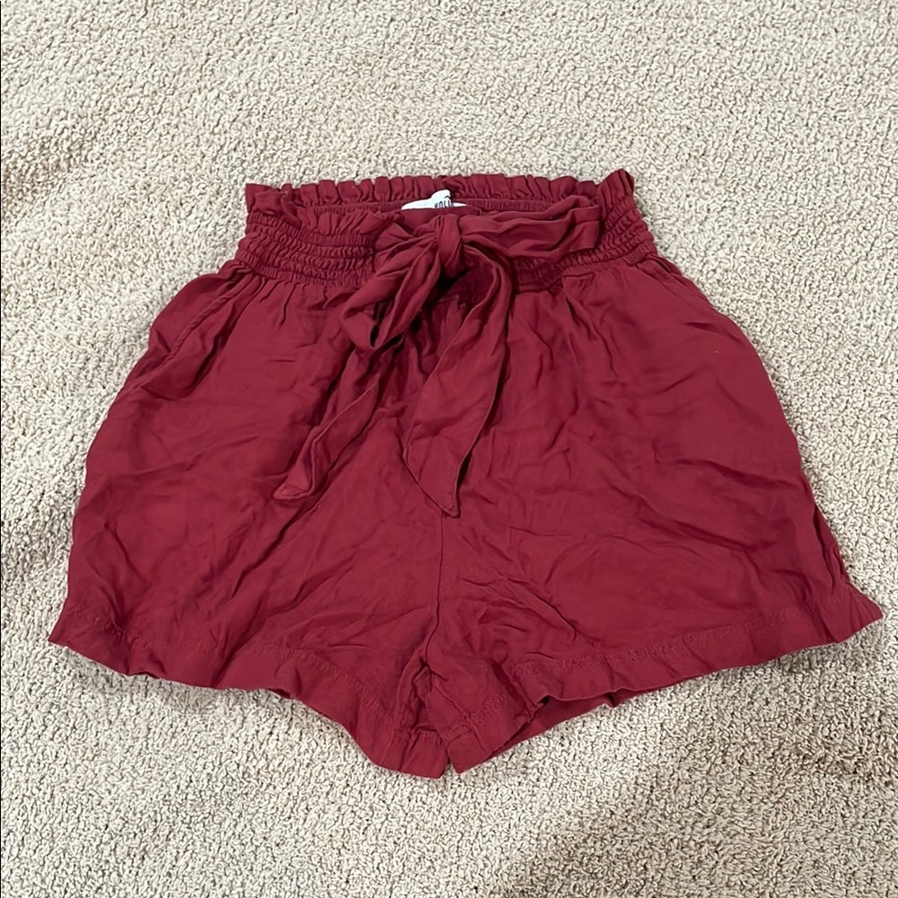 Women's Red Shorts